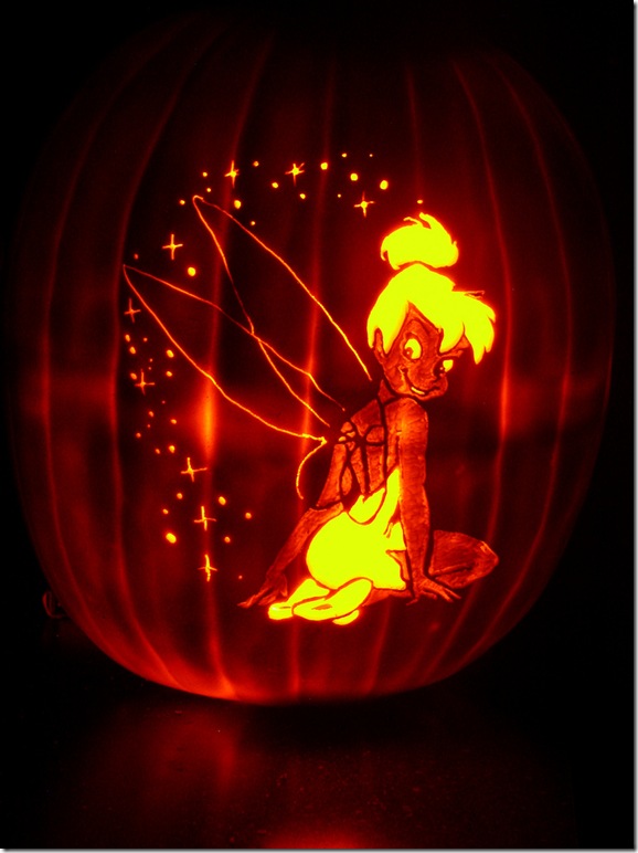 Tinkerbell Pumpkin Carving