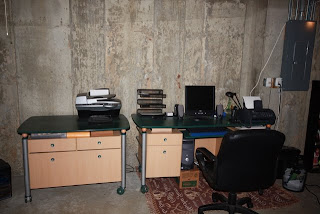 The office in the basement