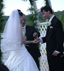 Joe Chuman, bride and groom