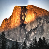 Half Dome @ sunset