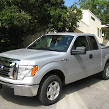 The truck - soon to be towing a trailer