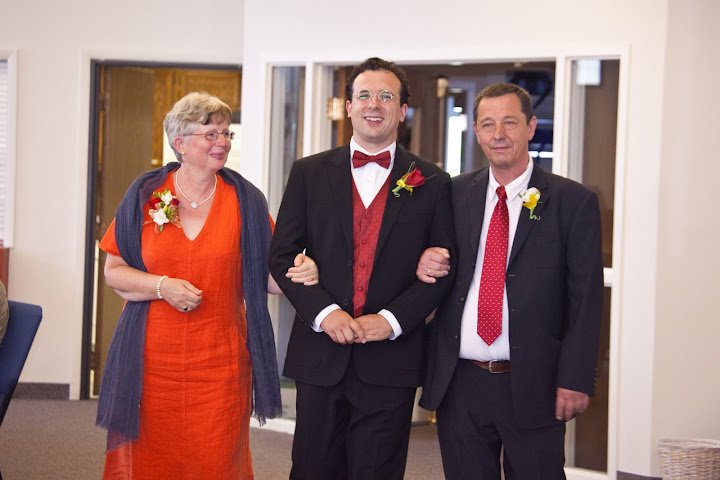 Uli and his parents. Uli and his parents.