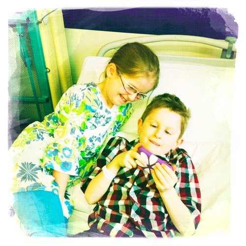 Siblings at play...