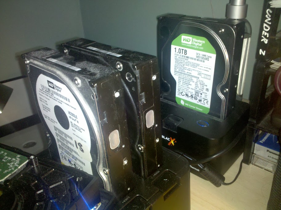 BlackX Hard Drive Dock and Drives