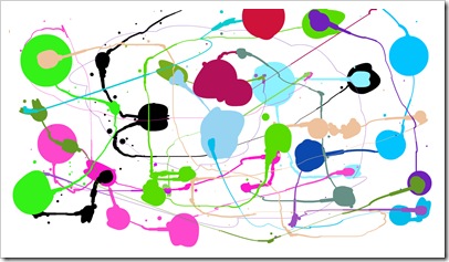 Exemplo de imagem produzida no JacksonPollock.org Exemplo de imagem produzida no JacksonPollock.org