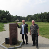 A small monument to the Jewish victims at the main Babiy Yar memorial