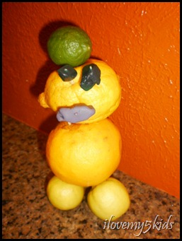 My Citrus Snowman