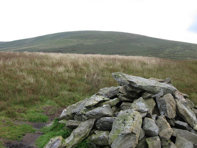 View of Knott from the Great Sca Fell summit cairn