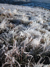 Frozen Gradd on Hart Crag