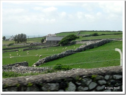 Stone wall's abound in North Wales.