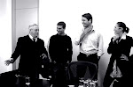 Frame do making of vídeo de treinamento Banco BMG.