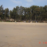 This is a view of the MTDC resort at Ganpatipule. Nice place to stay but crappy food.