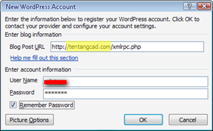 WordPress_Url_and_username