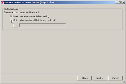 6 - choose output