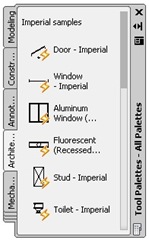 how to add tool palette in autocad