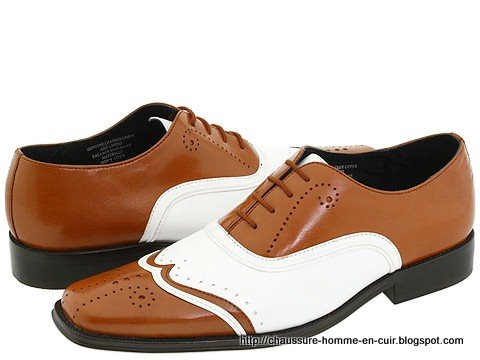 Chaussure homme en cuir:JR633546