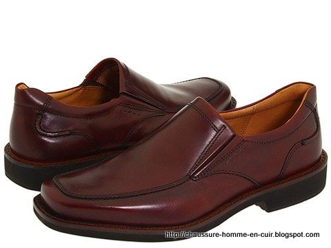 Chaussure homme en cuir:QE633632