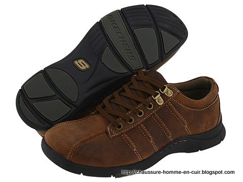 Chaussure homme en cuir:chaussure-633431