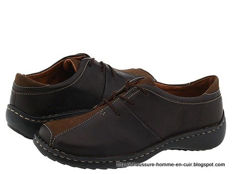 Chaussure homme en cuir:cuir-635298