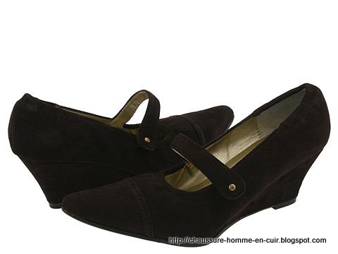 Chaussure homme en cuir:cuir-635350