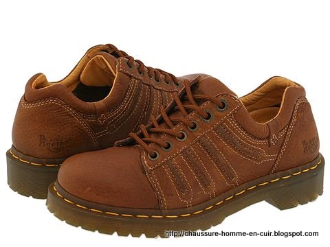 Chaussure homme en cuir:chaussure-635432