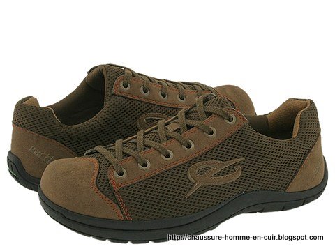 Chaussure homme en cuir:homme-635527