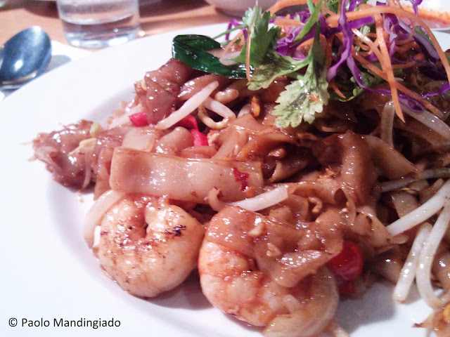 Penang fried kway teow.