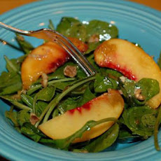 Peach Arugula Salad