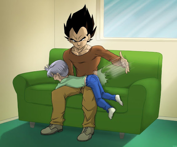 Megapost Imagenes de Dragon Ball Parte 3 Vegeta Comm Vegeta spanking Trunks by pallottili Megapost Imagenes de Dragon Ball Parte 3 Vegeta