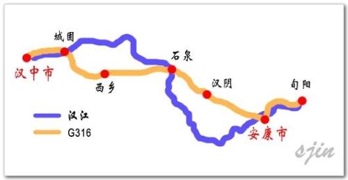 汉江寻春路线图