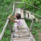 An enterprising personal injury lawyer should staple his business card to the viewing platform at Dombo Hippo Pool.