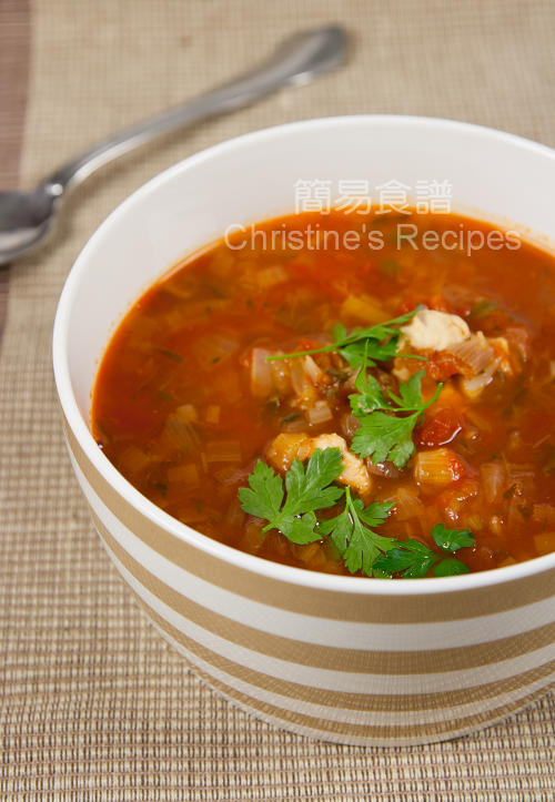 韭蔥番茄雞湯 Chicken, Leek & Tomato Soup01