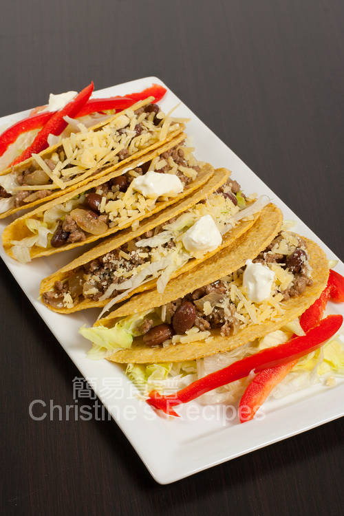Mexican Chilli Beef and Beans Tacos01