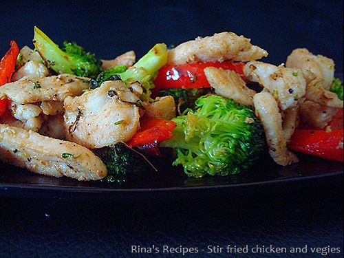 Chicken and Vegies stir fry 2