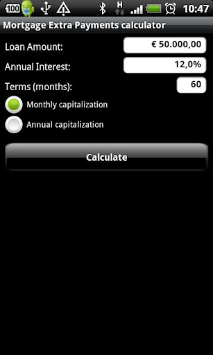 Mortgage Extra Pay calculator
