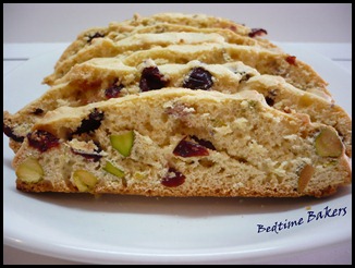 Cranberry Pistachio Biscoti