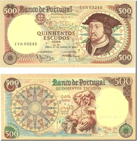 500 escudos d joao ii santa nostalgia