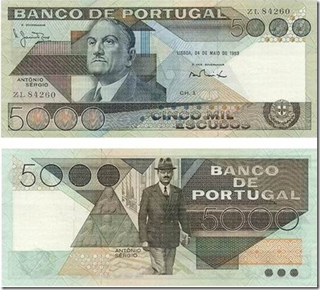 5000 escudos antonio sergio santa nostalgia