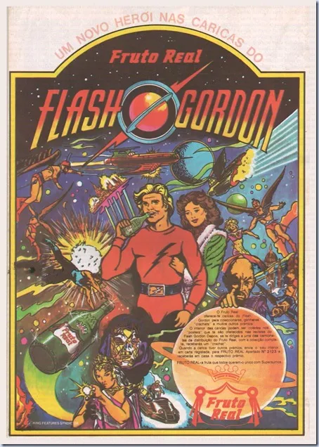 fruto real flash gordon santa nostalgia