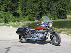 Rest stop at the top of the Creston-Salmo Pass, BC Canada