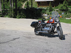 Rest stop at the top of the Creston-Salmo Pass, BC Canada