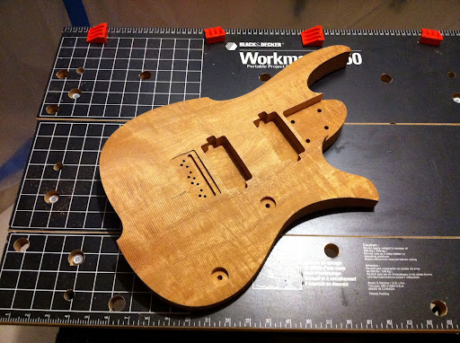 dB1 Javelin body freshly popped out of the jig.