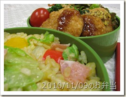 2010/11/09のお弁当