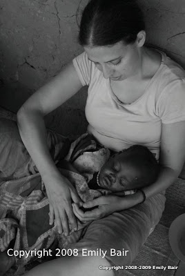 Sister and baby