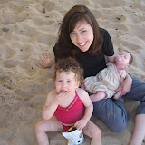 My girls at the beach