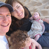 Family at the beach