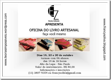 oficina do livro artesanal