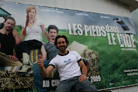 Les pieds dans le vide
