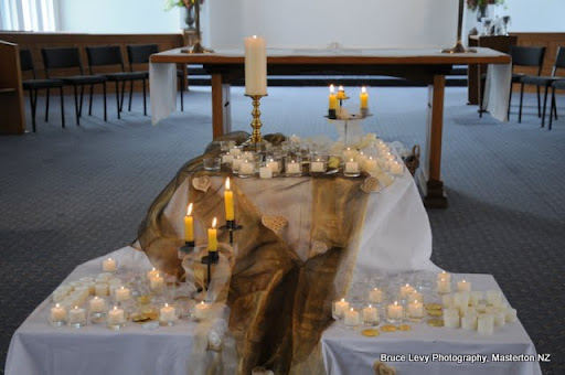 Altar and candles