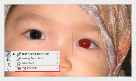 cara menghilangkan red eye dengan photoshop 2